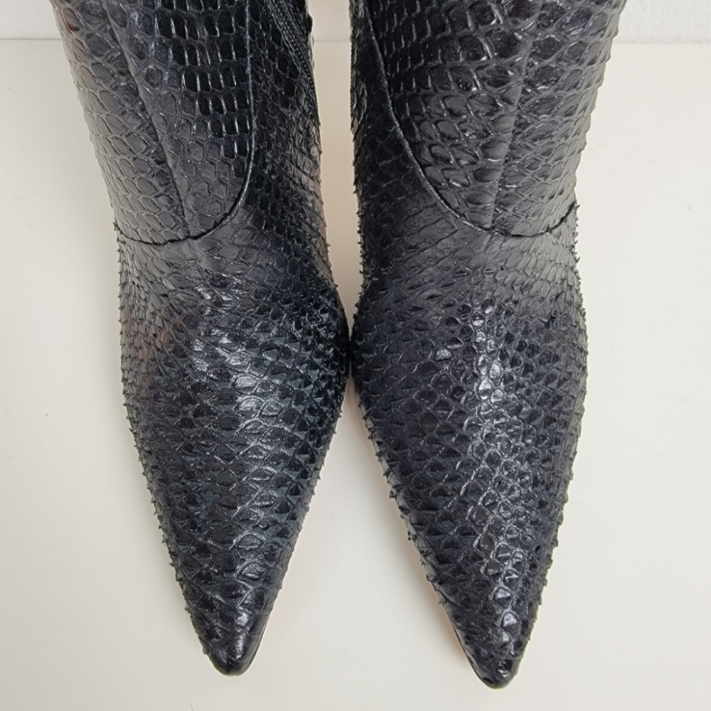 Report Signature Limonta knee length tall boot heels - Picture 2 of 6